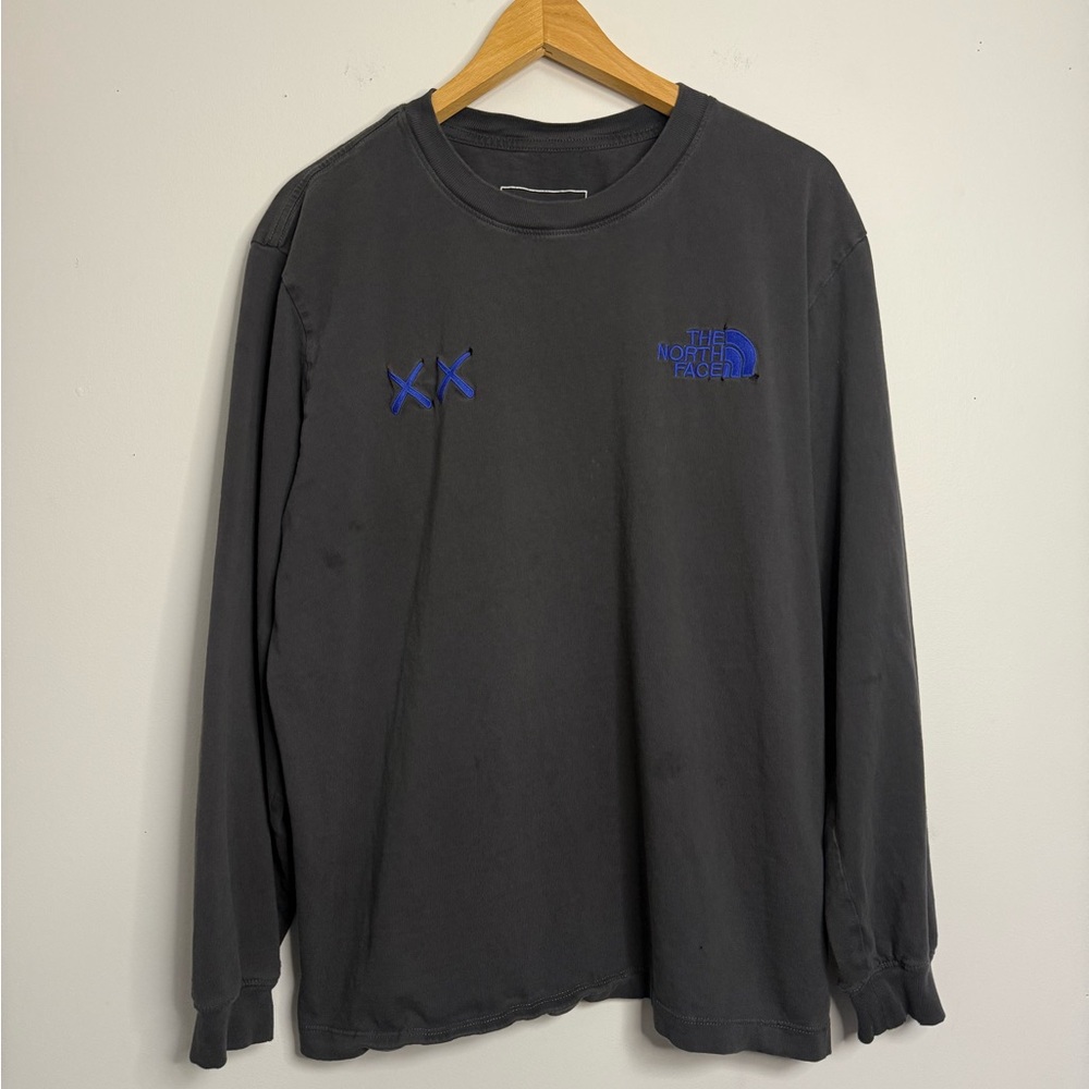 Kaws x The North Face Men's Black Long Sleeve Shirt large